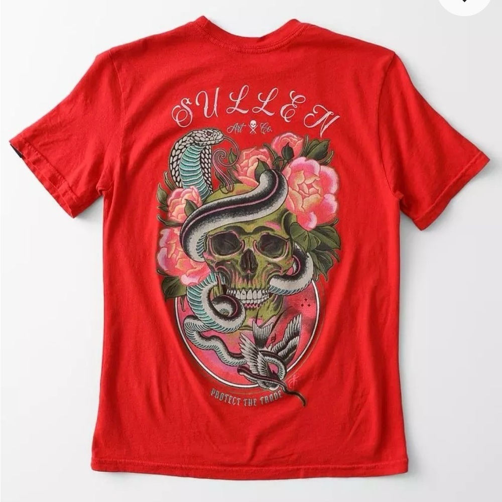 Sullen Art Collective Youth - Cobra T-Shirt Size Large .